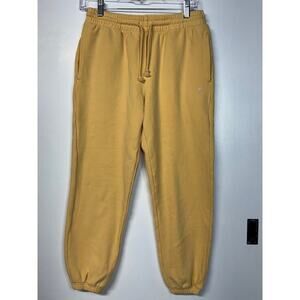 Zyia Active Womens Sweatpants Butter Soft Yellow Pockets Size Large
